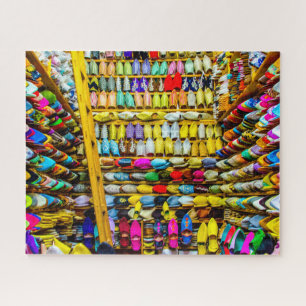 Marokkaanse Babouche Slippers Legpuzzel