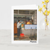 Marokkaanse BBQ Kaart (Gele Bloem)