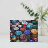 Marokkaanse Borden op de markt Briefkaart (Staand voorkant)