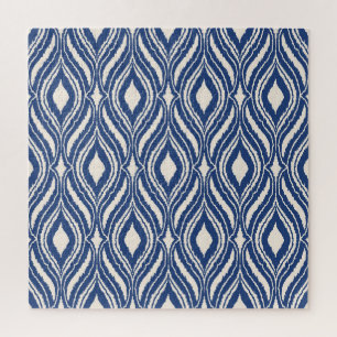 Marokkaanse damast, abstract naadloos patroon. legpuzzel