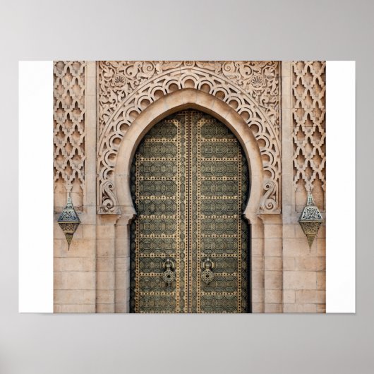 Marokkaanse deur poster (Voorkant)
