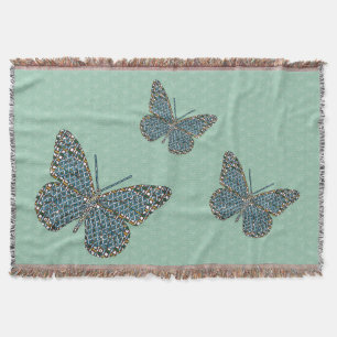 Marokkaanse driekleurenbank deken