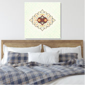 Marokkaanse droom - Wrapped Canvas Afdruk (Insitu (Slaapkamer))