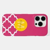 Marokkaanse Elke Kleur Gepersonaliseerde Monogram Case-Mate iPhone Case (Achterkant (horizontaal))