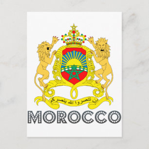 Marokkaanse Emblem Briefkaart