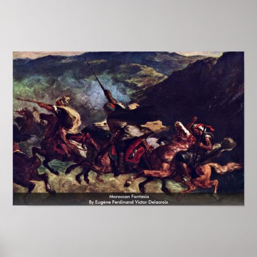 Marokkaanse Fantasia Poster (Voorkant)