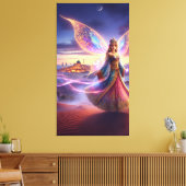 Marokkaanse fee canvas afdruk (Insitu (Woonkamer))