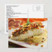 Marokkaanse heilbot met couscous briefkaart (Voorkant / Achterkant)