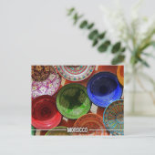 Marokkaanse keramische Borden Briefkaart (Staand voorkant)