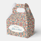 Marokkaanse lattice geometrische mandala bruiloft bedankdoosjes (Voorkant Zijde)