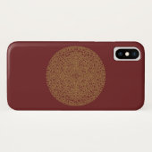 Marokkaanse Medallion Case-Mate iPhone Case (Achterkant (horizontaal))