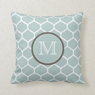 Marokkaanse Mint Monogram Pillow Kussen