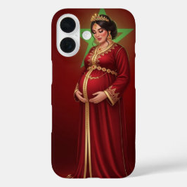 Marokkaanse moeder verwacht gepersonaliseerde tele iPhone 16 hoesje