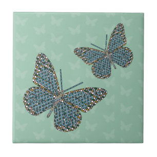 Marokkaanse monarch Tile Tegeltje