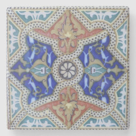 Marokkaanse mozaïek tegel foto - stenen onderzette stenen onderzetter