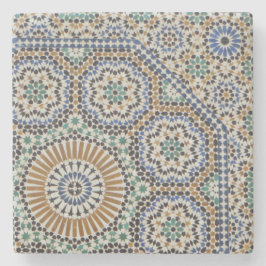 Marokkaanse mozaïeken foto - stenen onderzetter