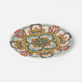 Marokkaanse mozaïeken papieren bordje (Gekanteld)