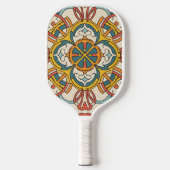 Marokkaanse mozaïeken pickleball paddle (Voorkant)