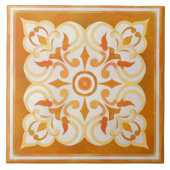 Marokkaanse oogst goudgeel tegeltje (Voorkant)