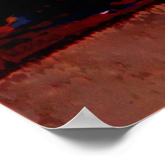 Marokkaanse reisposter. poster (Hoek)