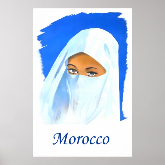 Marokkaanse reisposter poster (Voorkant)