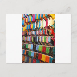 Marokkaanse schoenen briefkaart