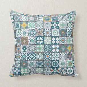 Marokkaanse sinaasappel-kalkturkooi kussen