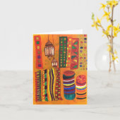 Marokkaanse Souk-kaart Kaart (Gele Bloem)