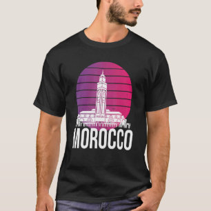 Marokkaanse stad Marokko Skyline Africa Gibraltar T-shirt