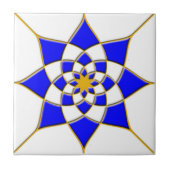 Marokkaanse Star Tile Tegeltje (Voorkant)