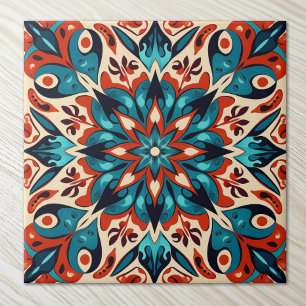 Marokkaanse stijl Mandala Mediterraan Tegeltje