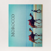 marokkaanse strandkamelen legpuzzel (Verticaal)