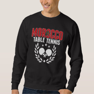 Marokkaanse Tafeltennis Marokkaanse Ping Pong Su Trui