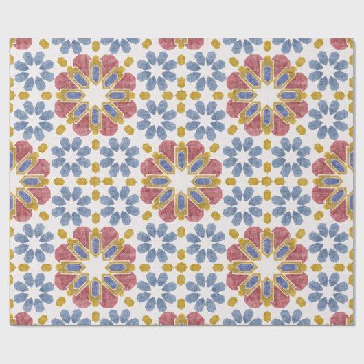 Marokkaanse tegel cadeaupapier (Vlak)