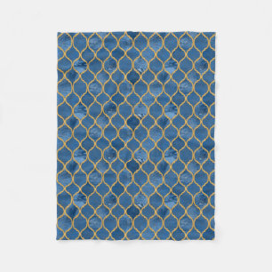 Marokkaanse tegel - Denemarken Fleece Deken