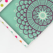 Marokkaanse Tegel/Kilt Patroon Fleece Deken (Hoek)