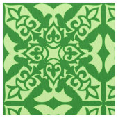 Marokkaanse tegels - donkerdengroen stof (Close Up)