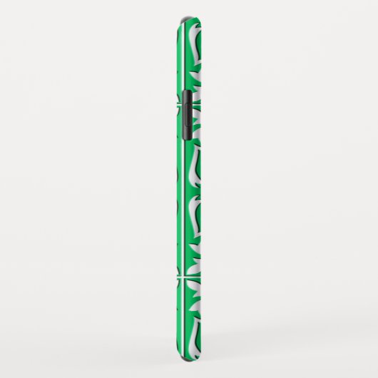 Marokkaanse tegels - groen en wit jade Case-Mate iPhone case (Achterkant/rechts)