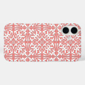 Marokkaanse tegels - koraalroze en wit Case-Mate iPhone case (Achterkant (horizontaal))