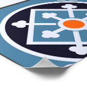 Marokkaanse Tegels:  naadloze elegantie Poster (Hoek)