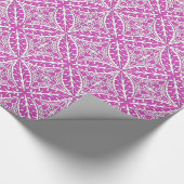 Marokkaanse tegels - orchidee en wit cadeaupapier (Hoek)