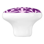 Marokkaanse tegels - paars en orchidee keramische knop (Zijkant)