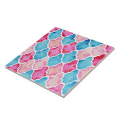 Marokkaanse tegels tegeltje (Zijkant)