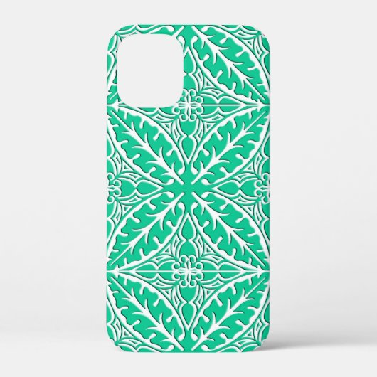Marokkaanse tegels - turkooizen en wit Case-Mate iPhone case (Achterkant)