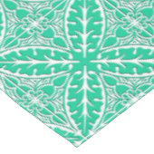 Marokkaanse tegels - turkooizen en wit tafelkleed (Gekanteld)