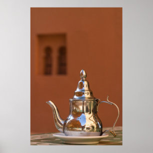 Marokkaanse theepot poster