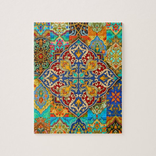 Marokkaanse Tile Puzzle Legpuzzel (Verticaal)