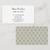 Marokkaanse Trellis, Latticework, Quatrefoil, Latt Visitekaartje (Voorkant / Achterkant)