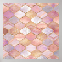 Marokkaanse trellis pastel minerale texturen