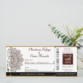 Marokkaanse uitnodiging tot het indienen van een b (Staand voorkant)